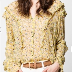 Zadig & Voltaire ruffled top